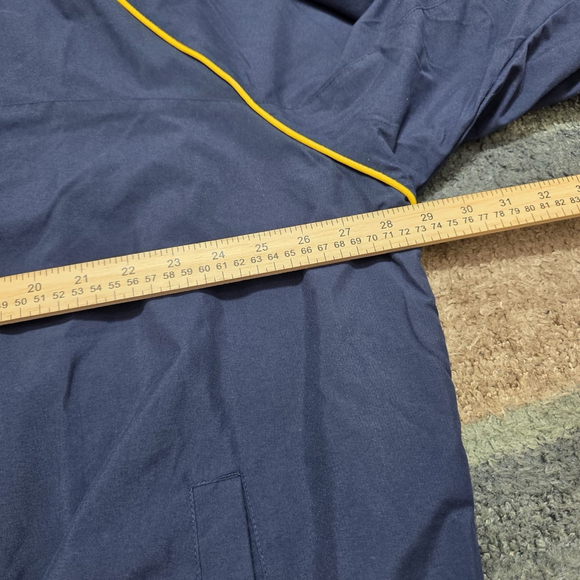 Vintage Nike Team MICHIGAN XXL Pullover V-Neck Windbreaker Jacket Anorak - Picture 7 of 9